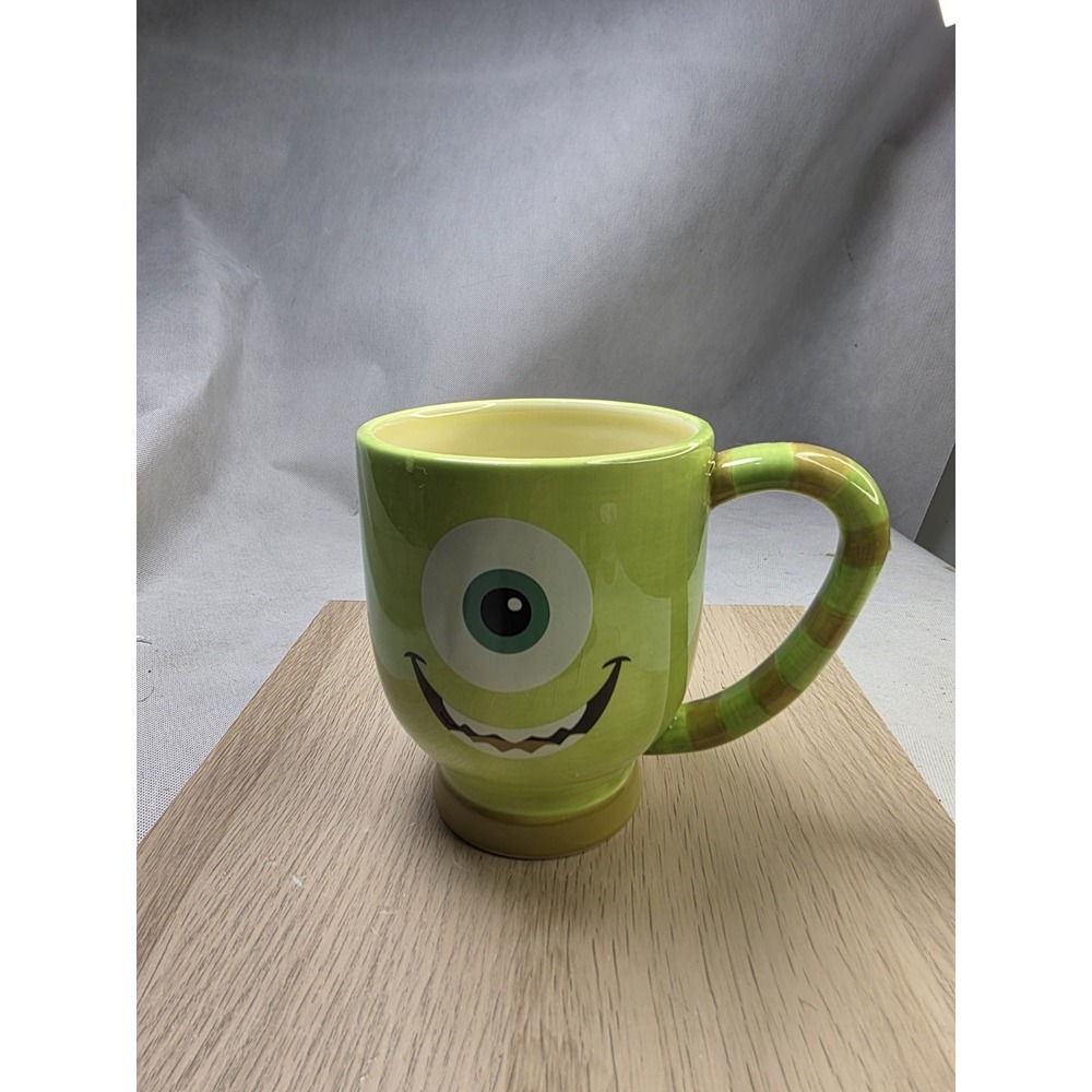 Disney Parks Monsters Inc Mike Wazowski Green Ceramic Coffee Mug Pixar G795-5860
